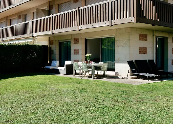 아파트 Riviera - Jardin Face A La Plage, Proximite & Luxe Inegale 도빌